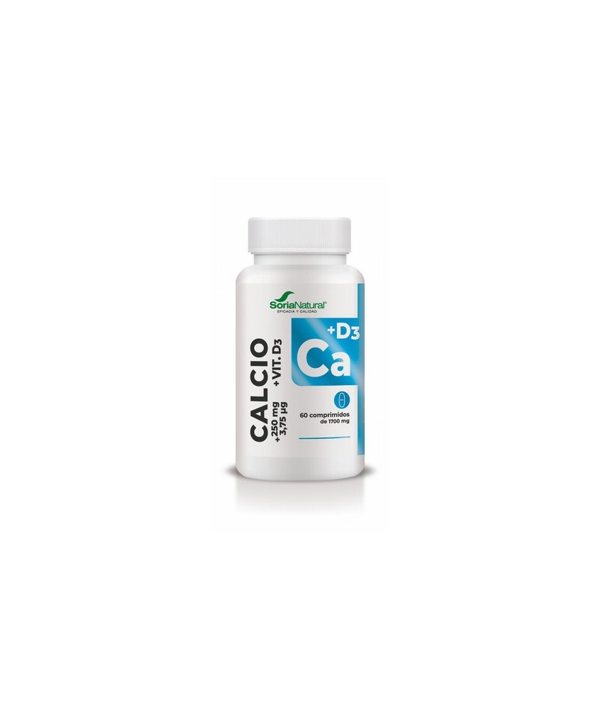La vitamina D3 facilita la absorción de calcio en el intestino y ayuda a transportar el calcio hacia el tejido óseo, ayudando a