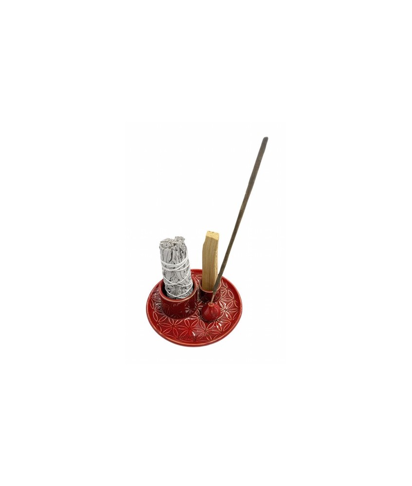 Usos: Palo santo, atado de salvia, conos de incienso, barritas de incienso y bombitas.


Diámetro: 13 cm


Altura: 4,8 cm