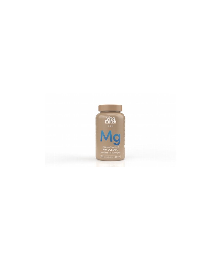 Magnesio Bisglicinato
60 comprimidos de 1.200 mg


Magnesio Bisglicinato de Vitamine contiene magnesio quelado (bisglicinat