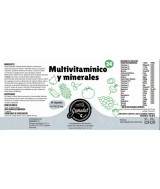 Cápsulas Multivitamínicas y Minerales. Complemento alimenticio diseñado para apoyar tu bienestar diario. Cada cápsula aporta vi