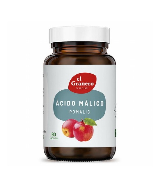 
ACIDO MALICO (POMALIC), 60 CAP. 650 mg
Ref. 013389

Ingredientes: corrector de acidez ácido málico, agente de recubrimient