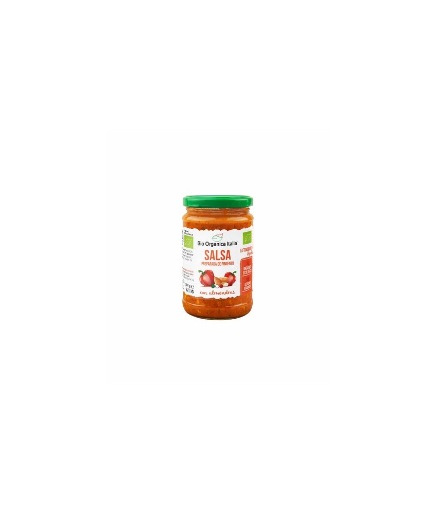 Ingredientes: Pimientos* 68%, QUESO* Pecorino 8% (LECHE*, sal, cuajo), aceite de girasol* 6%, ALMENDRAS* 6%, cebolla*, aceite d