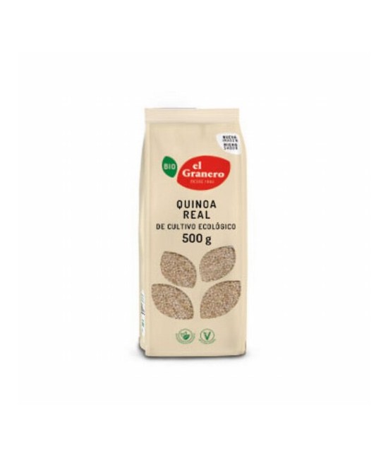
QUINOA REAL BIO, 500 g
Ref. 011832

Ingredientes: quinoa*. Puede contener trazas de gluten, sésamo, soja y frutos secos.
