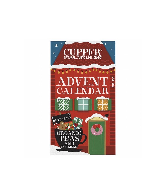 CALENDARIO DE ADVIENTO BIO (24 SOBRES)
Ref. 604063

Ingredientes: hierba de limón* (38%), raiz de jengibre* (25%), hierba lu
