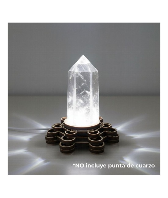 Base de Madera 6 Led Blanca USB con el símbolo del Metatron.

Incluye cable USB

No incluye adaptador de corriente

Ilumi