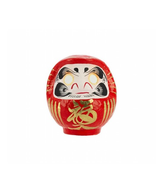 Daruma, Daruma: hago un propósito y te pinto un ojo. Cuando lo haya cumplido, te pintaré el otro.
Siguiendo la tradición, la