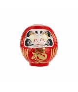 Daruma, Daruma: hago un propósito y te pinto un ojo. Cuando lo haya cumplido, te pintaré el otro.
Siguiendo la tradición, la