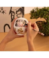 TZ.DARUMA TRADICIONAL AMOR BLANCO 12 CM.