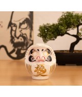 TZ.DARUMA TRADICIONAL AMOR BLANCO 12 CM.