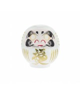 Daruma, Daruma: hago un propósito y te pinto un ojo. Cuando lo haya cumplido, te pintaré el otro.
Siguiendo la tradición, la