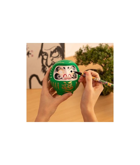 TZ.DARUMA TRADICIONAL SALUD VERDE 12 CM.