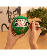 TZ.DARUMA TRADICIONAL SALUD VERDE 12 CM.