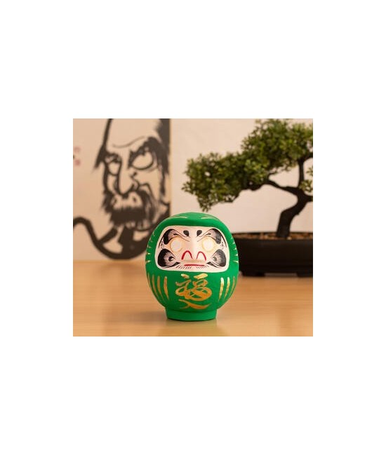 TZ.DARUMA TRADICIONAL SALUD VERDE 12 CM.