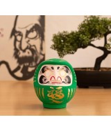 TZ.DARUMA TRADICIONAL SALUD VERDE 12 CM.
