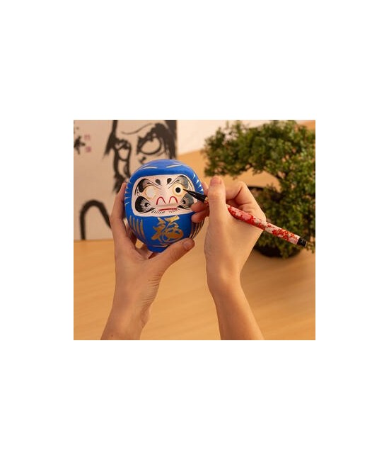 TZ.DARUMA TRADICIONAL ESTUDIOS AZUL 12 CM.