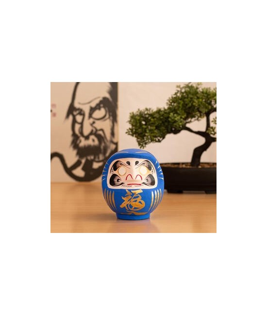 TZ.DARUMA TRADICIONAL ESTUDIOS AZUL 12 CM.
