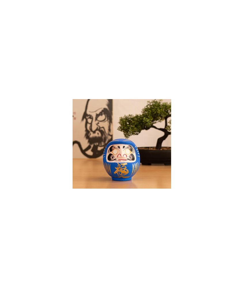 TZ.DARUMA TRADICIONAL ESTUDIOS AZUL 12 CM.