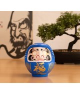 TZ.DARUMA TRADICIONAL ESTUDIOS AZUL 12 CM.