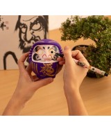 TZ.DARUMA TRADICIONAL ARMONIA MORADO 12 CM.