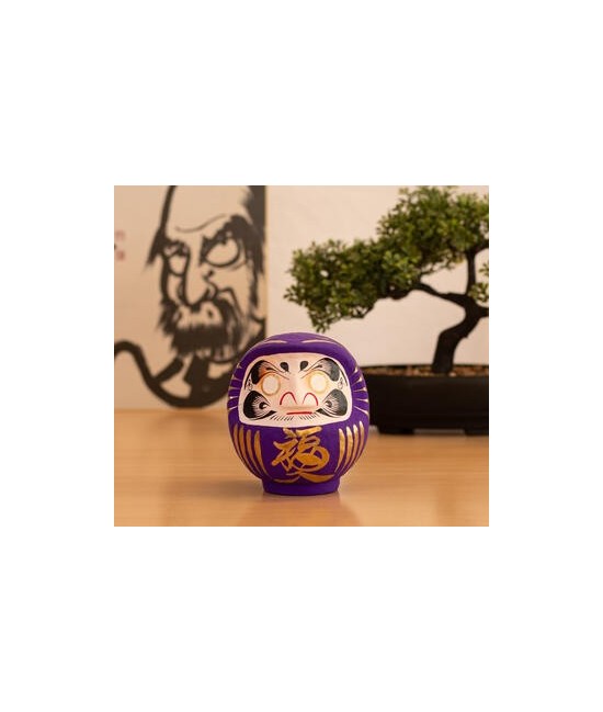TZ.DARUMA TRADICIONAL ARMONIA MORADO 12 CM.