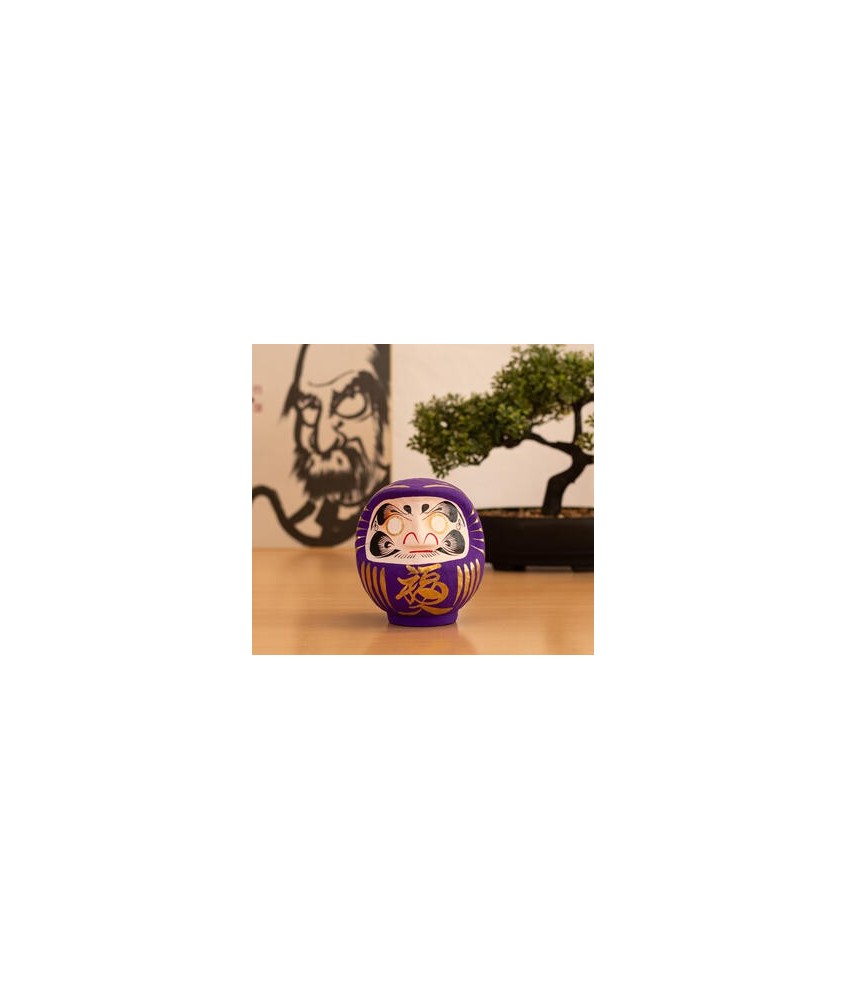 TZ.DARUMA TRADICIONAL ARMONIA MORADO 12 CM.