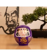 TZ.DARUMA TRADICIONAL ARMONIA MORADO 12 CM.