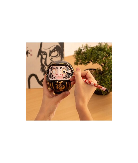 TZ.DARUMA TRADICIONAL PROTECCION NEGRO12 CM.
