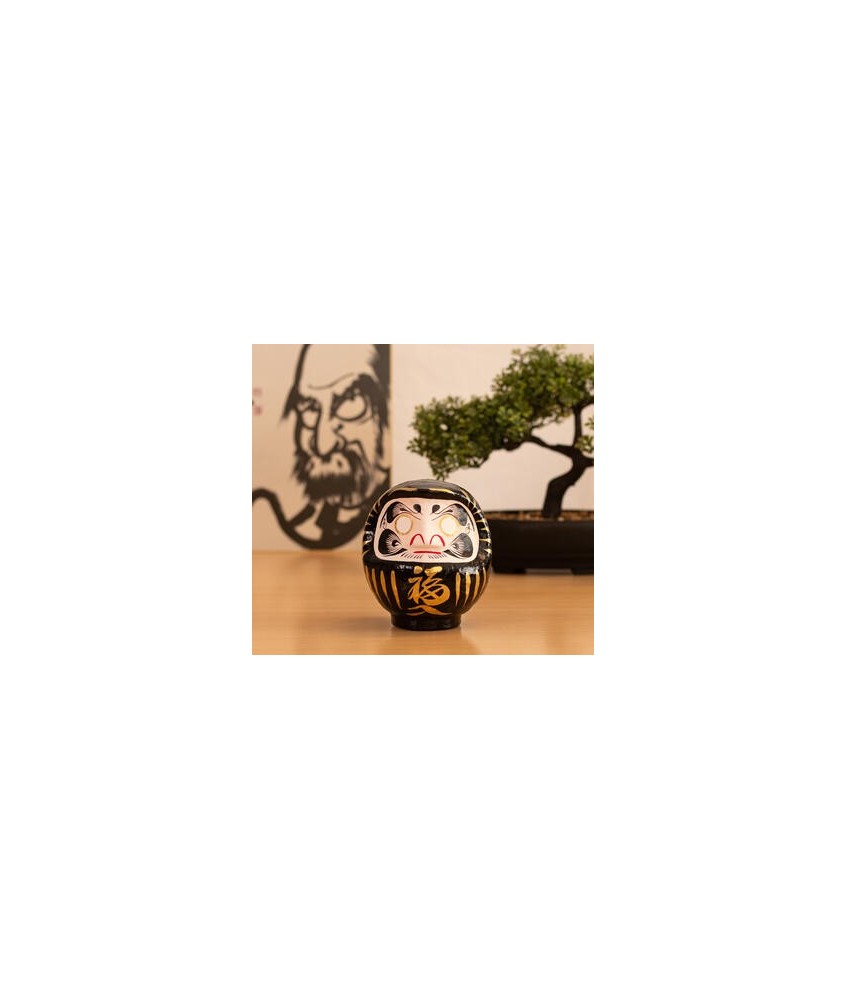 TZ.DARUMA TRADICIONAL PROTECCION NEGRO12 CM.