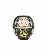 Daruma, Daruma: hago un propósito y te pinto un ojo. Cuando lo haya cumplido, te pintaré el otro.
Siguiendo la tradición, la