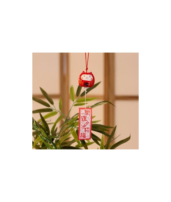 TZ.CAMPANA FURIN CERAMICA NEKO DARUMA