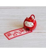 TZ.CAMPANA FURIN CERAMICA NEKO DARUMA