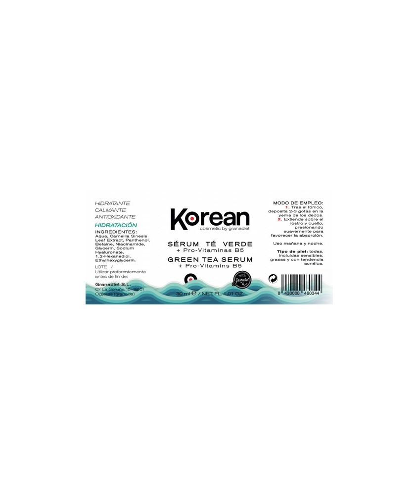GR.KOREAN SERUM TE VERDE 30 ML.