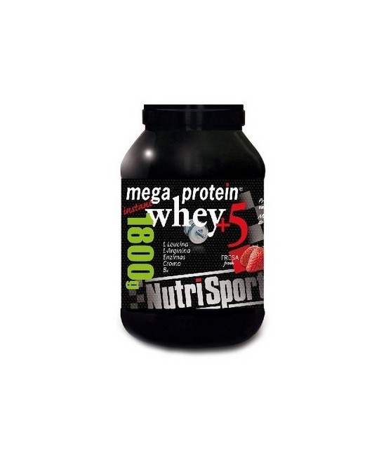 Mega Protein Whey +5 ha sido desarrollado pensando en las necesidades proteicas de todos aquellos deportistas que realizan entr