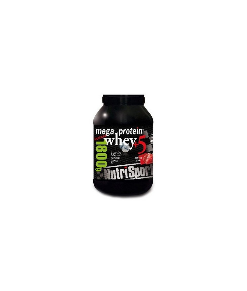 Mega Protein Whey +5 ha sido desarrollado pensando en las necesidades proteicas de todos aquellos deportistas que realizan entr