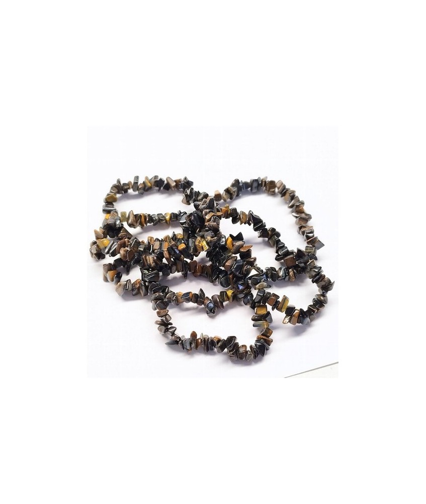Pulsera Chip Ojo de Tigre Azul.

Presentada en cartón con nombre del mineral y su propiedad.