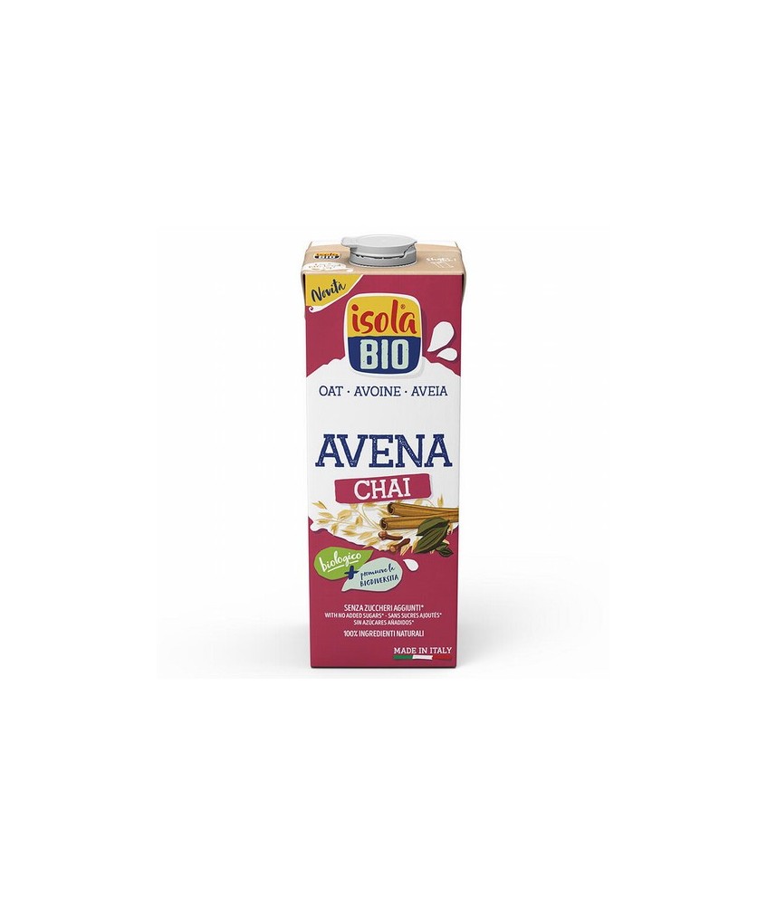 
BEBIDA VEGETAL DE AVENA CHAI BIO, 1L
Ref. 605111

Ingredientes: agua, avena* 10,8%, aceite de girasol*, extracto natural d