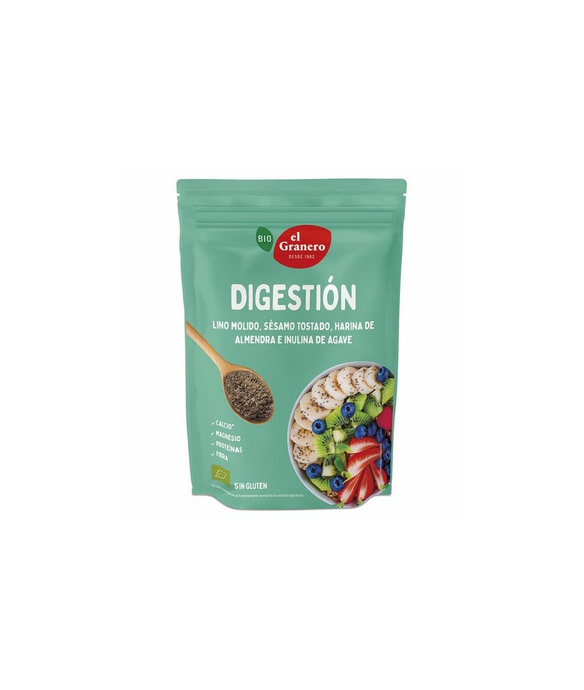 
SEMILLAS FUNCIONALES DIGESTION BIO, 200 g
Ref. 019216

Ingredientes: semillas de lino molido* 60%, sésamo tostado* 25%, ha