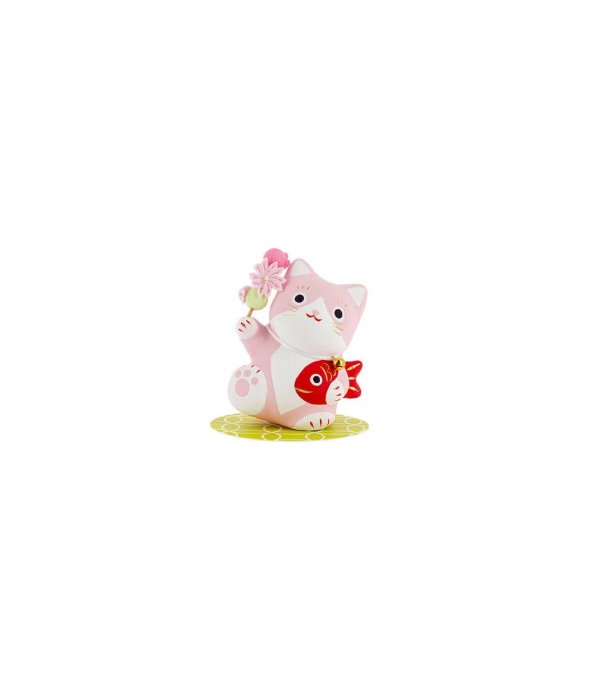 Como dice un refrán japonés, donde hay una sonrisa, llega la suerte. Atrae fortuna y prosperidad con este kawaii maneki neko 