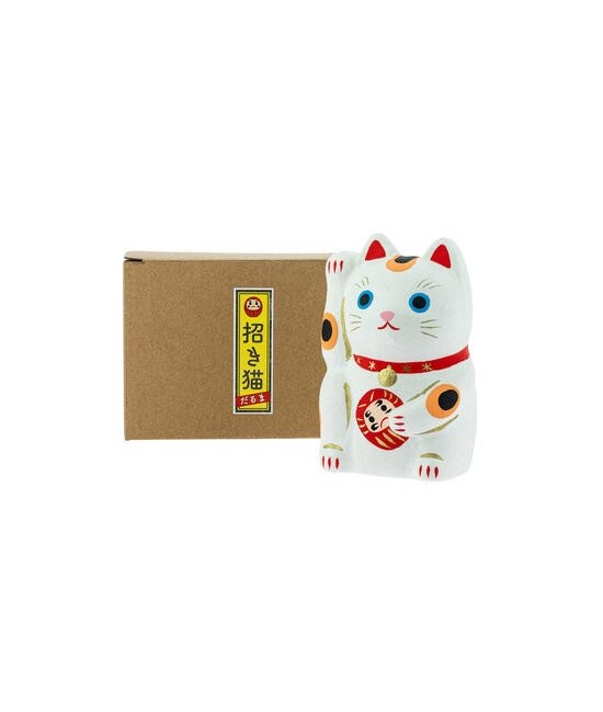 TZ.MANEKI NEKO DARUMA CALICO 11.5 CM.