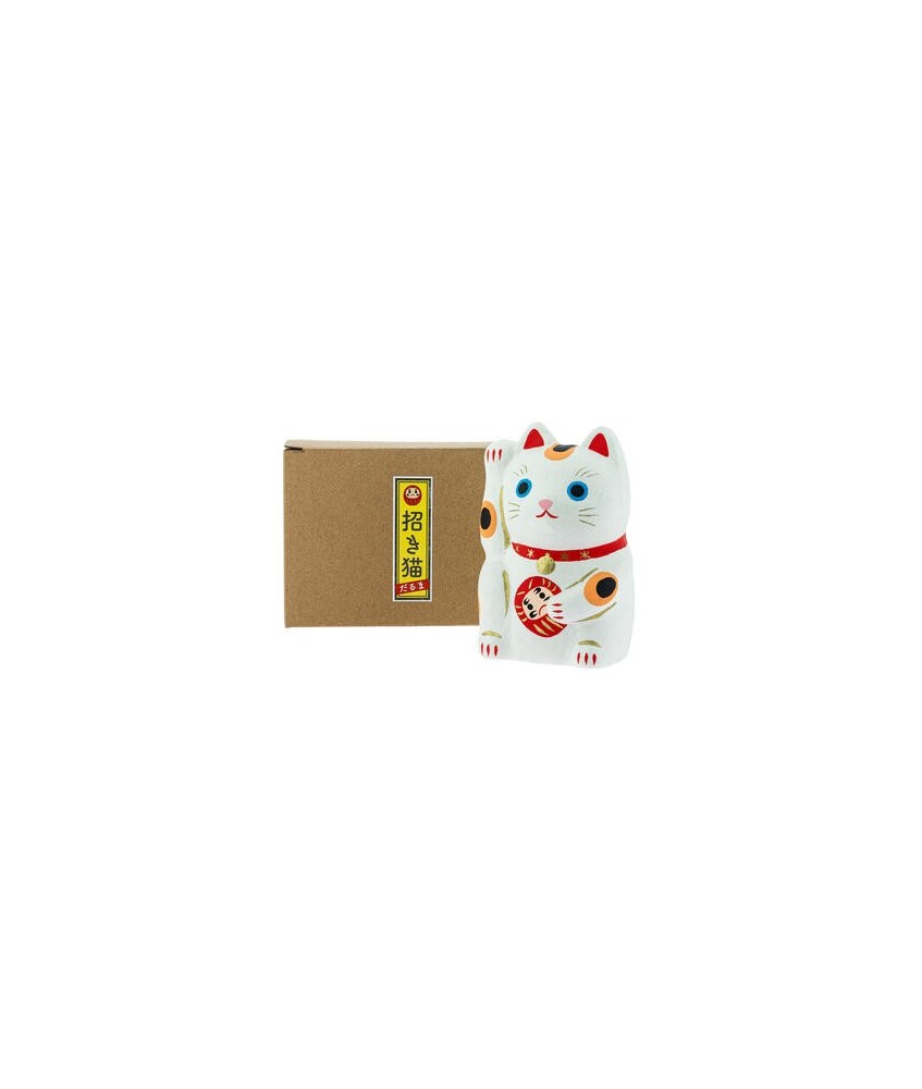 TZ.MANEKI NEKO DARUMA CALICO 11.5 CM.
