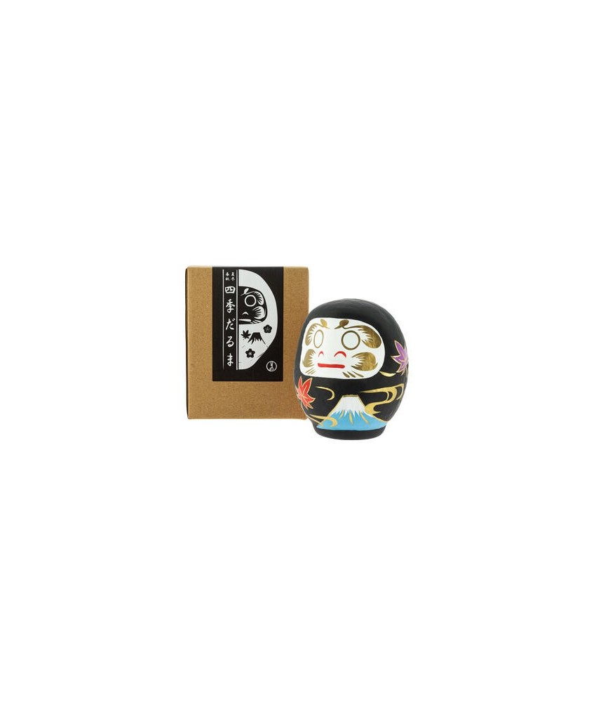 Para los japoneses, tanto daruma como el monte Fuji son símbolos espirituales, budista uno y sintoísta el otro. En esta figurit