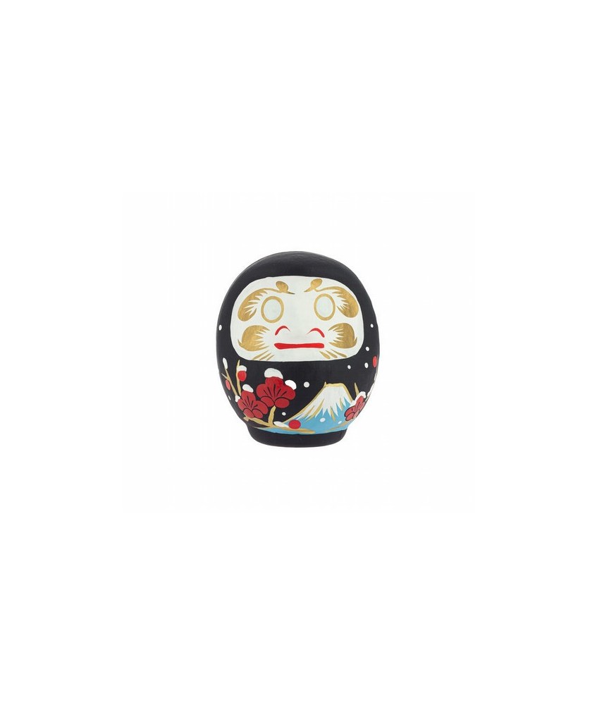 Para los japoneses, tanto daruma como el monte Fuji son símbolos espirituales, budista uno y sintoísta el otro. En esta figurit