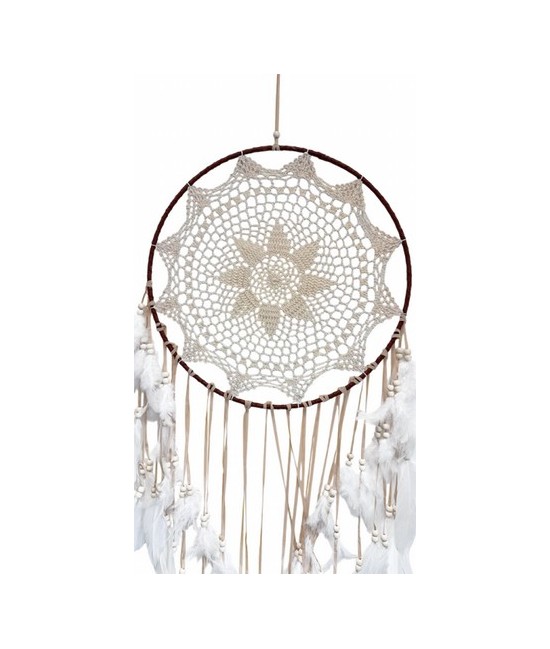 Atrapasueños con plumas
diámetro: 40cm

longitud: 110cm

peso: 245gr