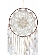 Atrapasueños con plumas
diámetro: 40cm

longitud: 110cm

peso: 245gr