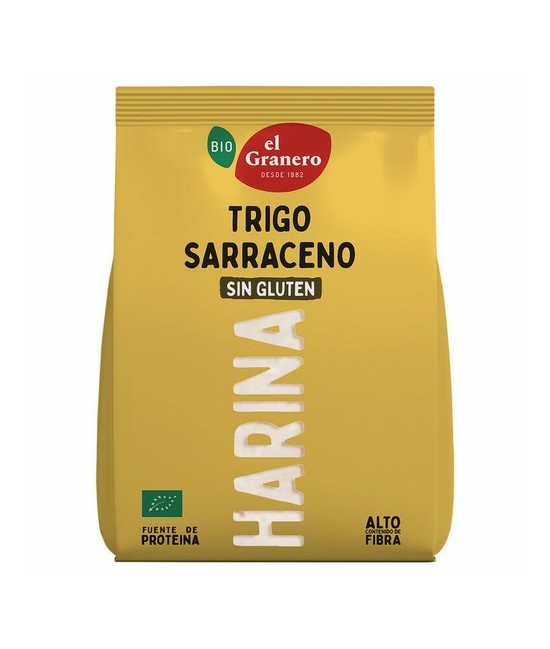 HARINA DE TRIGO SARRACENO SIN GLUTEN BIO, 500 g
Ref. 014827

Ingredientes: harina de trigo sarraceno*.
. (*)=De cultivo eco
