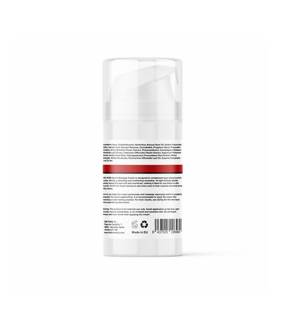 CB.CREMA MASAJE EFECTO CALOR CBD+CBG 100 ML.