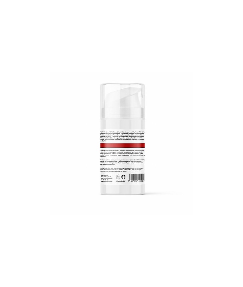 CB.CREMA MASAJE EFECTO CALOR CBD+CBG 100 ML.