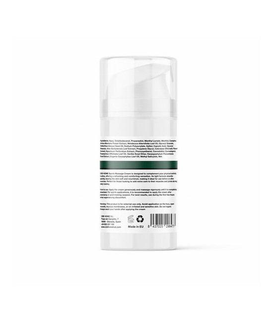 CB.CREMA SPORT MASAJE FORTE CBD+ CBG 100 ML.