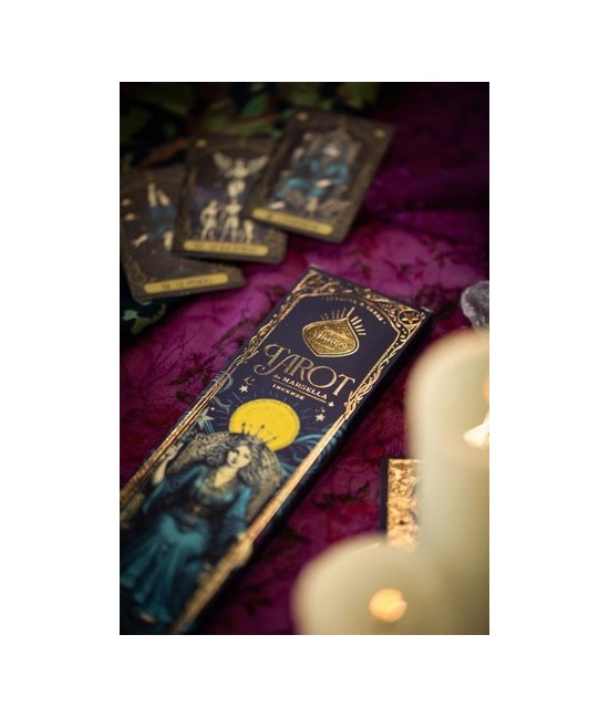 Incienso Tarot de Marsella Sándalo  Olibano Sagrada Madre. Varitas de incienso artesanal con aroma cálido y amaderado, ideales