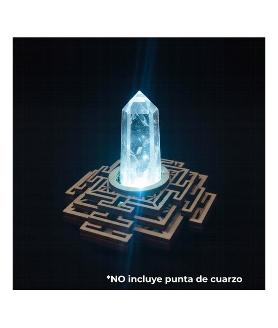 Base de Madera 6 Led Blanca USB con el símbolo de Sri Yantra.

Incluye cable USB

No incluye adaptador de corriente

Ilum